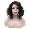 Celebrity Wig Premium Wig - Sexy Medium Curls In Coal Lace Front Wig
