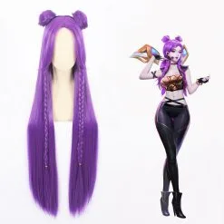 Cosplay Anime Cosplay Wig - LOL : K/DA - Kaisa (Light Purple)