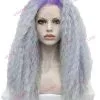 Celebrity Wig Premium Wig - Deluxe Bomb Silver Lace Front Curly Wig
