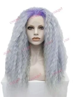 Celebrity Wig Premium Wig - Deluxe Bomb Silver Lace Front Curly Wig