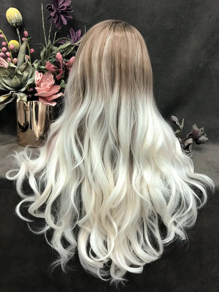 Celebrity Wig Premium Wig - Toffee Blonde Ombre Long Lace Front - Image 2