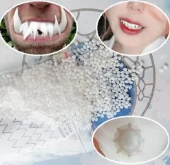UNIQSO DIY Cosplay Fangs/ False Teeth/ Vampire Teeth